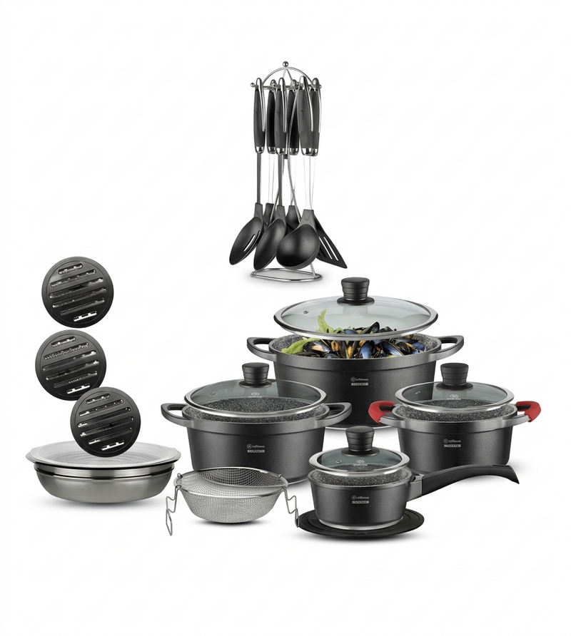 Batería Royal Titanium – Set Completo de Cocina