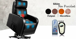 Sillón New President – Sillón relax elevador con masaje y calor lumbar